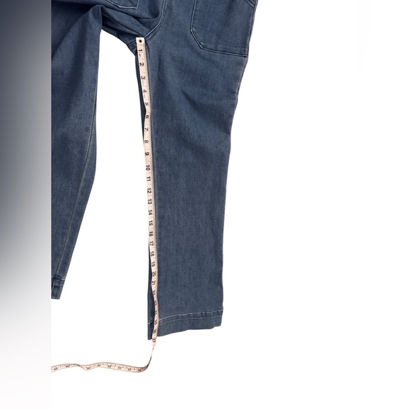 NWT Show Me Your Mumu Emery Denim Jumpsuit French Blue Medium Wash Size Small - Picture 9 of 15